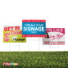 Coroplast yard signs