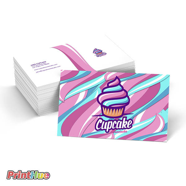 Matte business cards