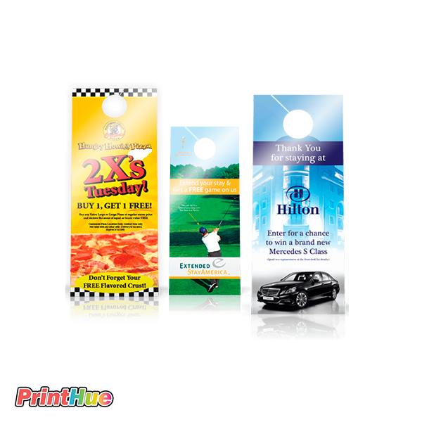 UV glossy door hangers